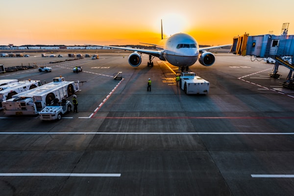 Japan Airlines  aircraft at airport